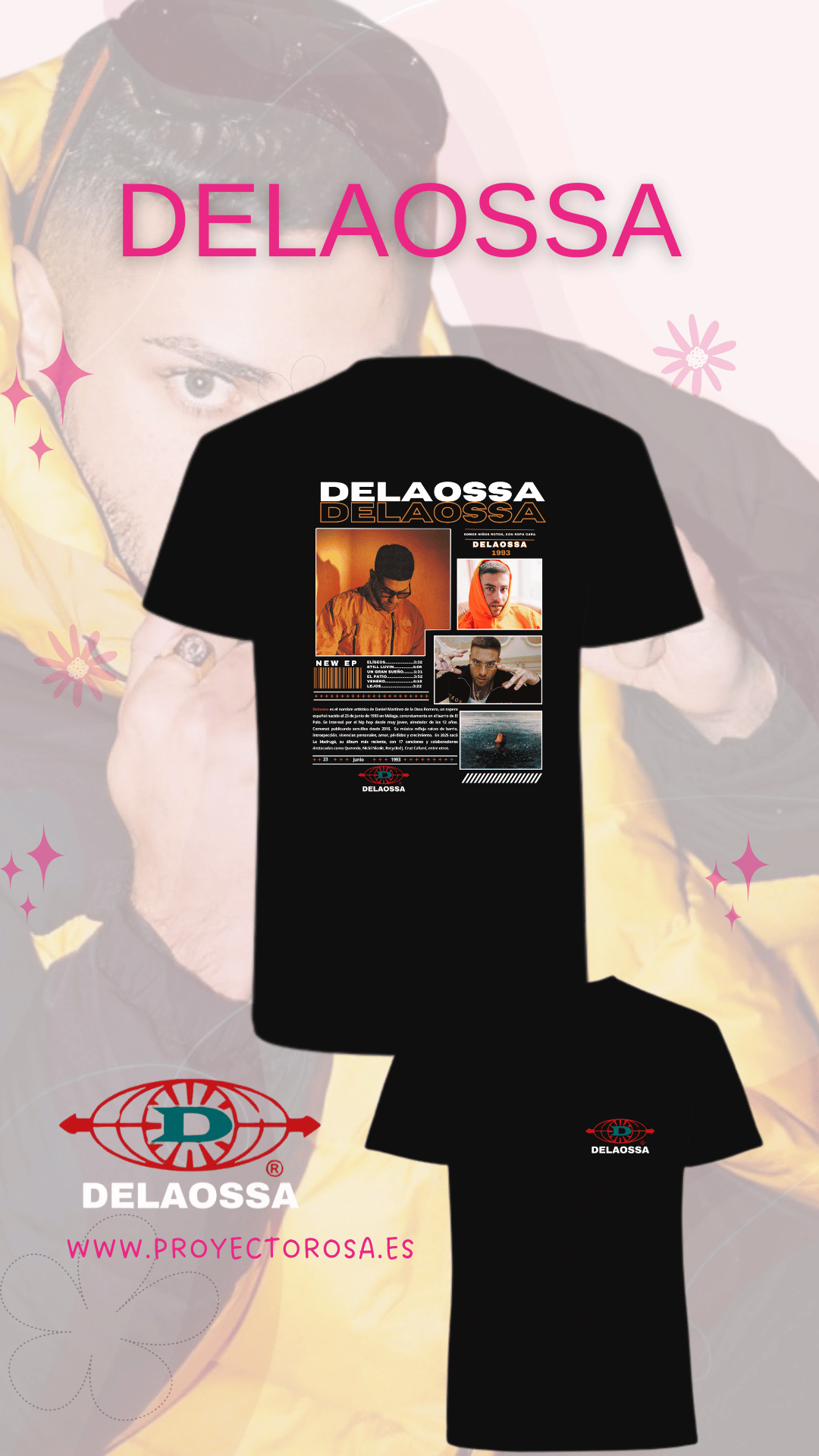 DELAOSSA | escoge entre camiseta ó sudadera.