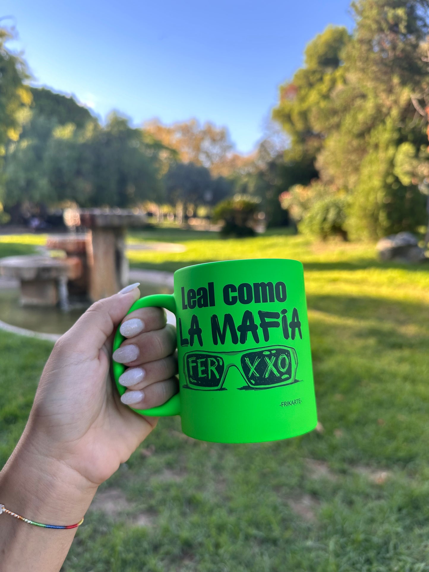 TAZA DE NEÓN DEL FERXXO MOR | escoge la frase del ferxxo💚