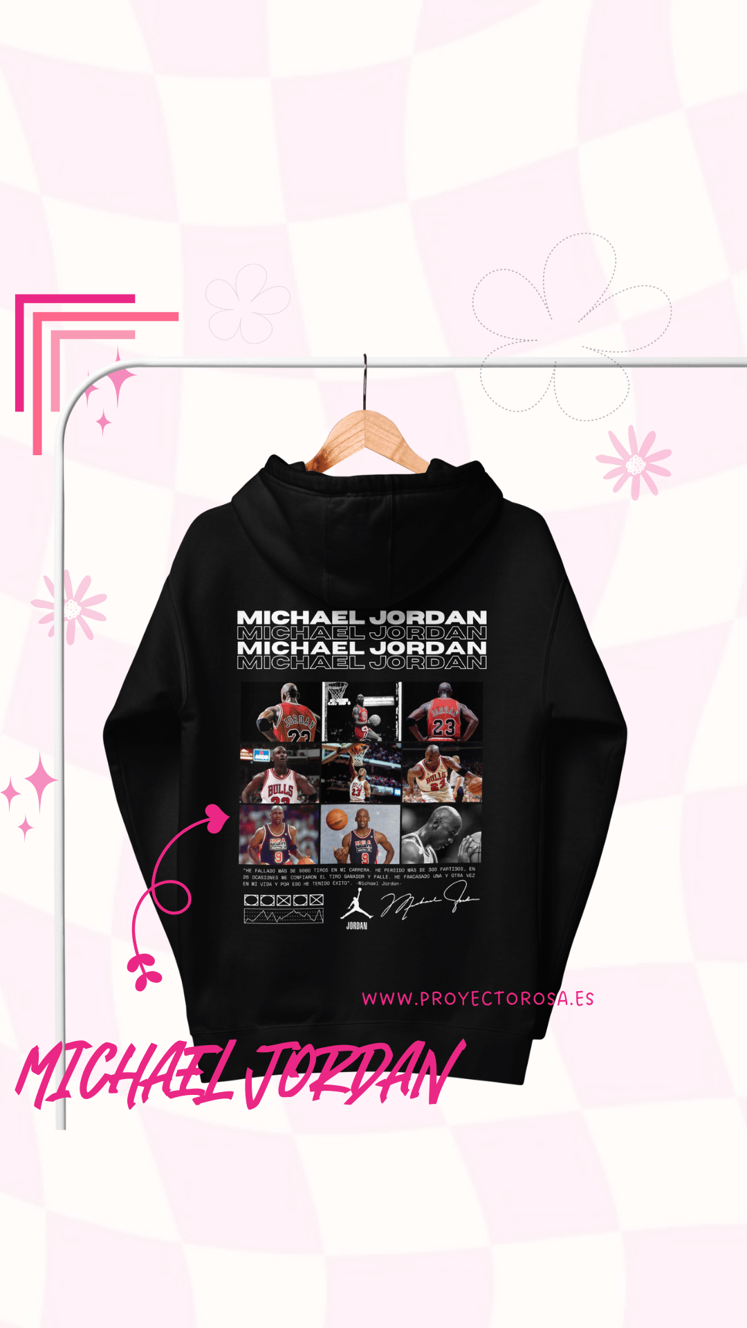 MICHAEL JORDAN | escoge entre camiseta ó sudadera.