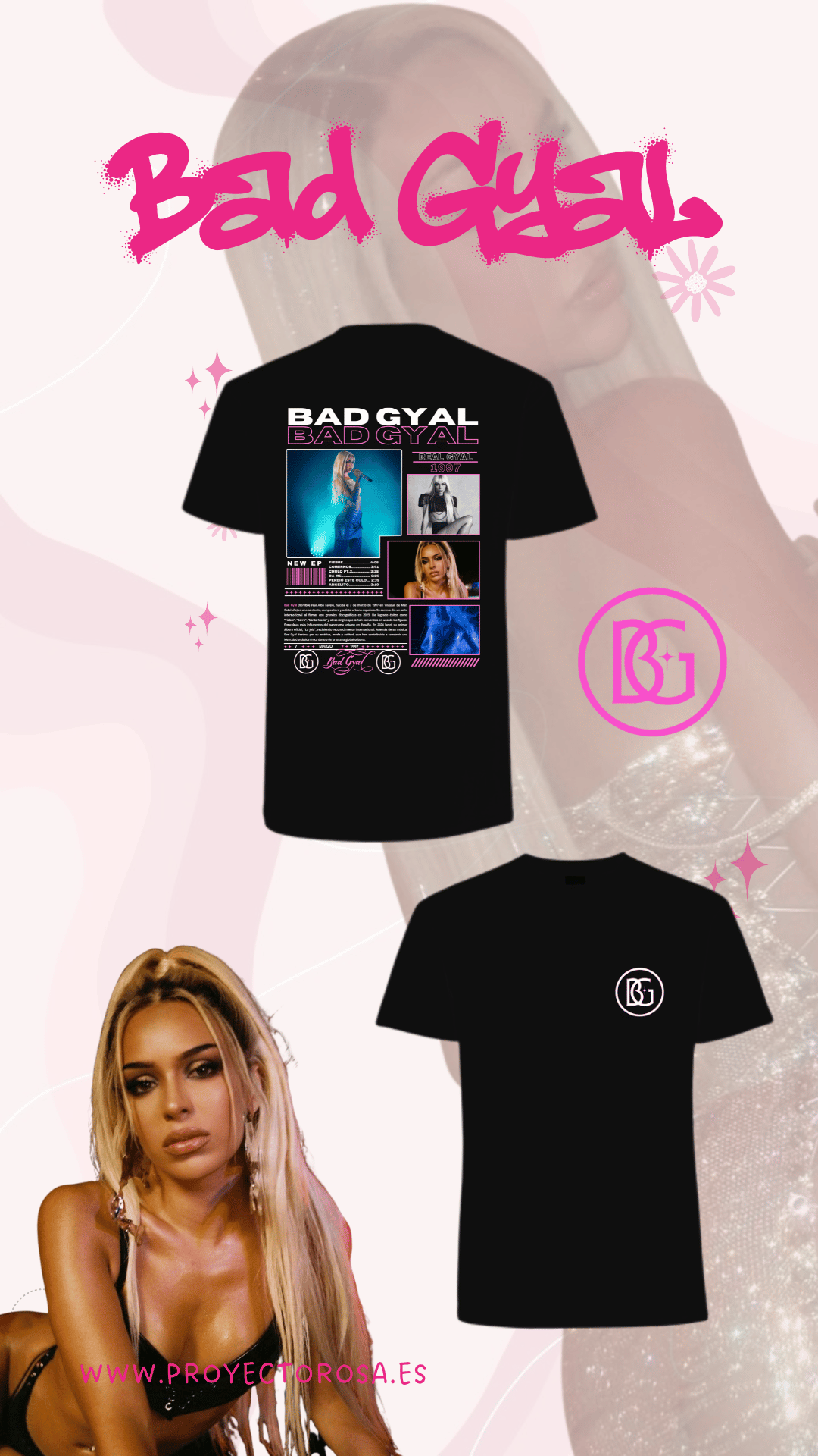 BAD GYAL NUEVO DISEÑO 2026| escoge entre camiseta ó sudadera