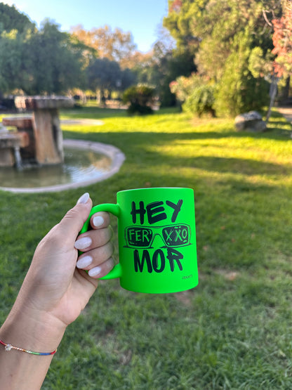 TAZA DE NEÓN DEL FERXXO MOR | escoge la frase del ferxxo💚
