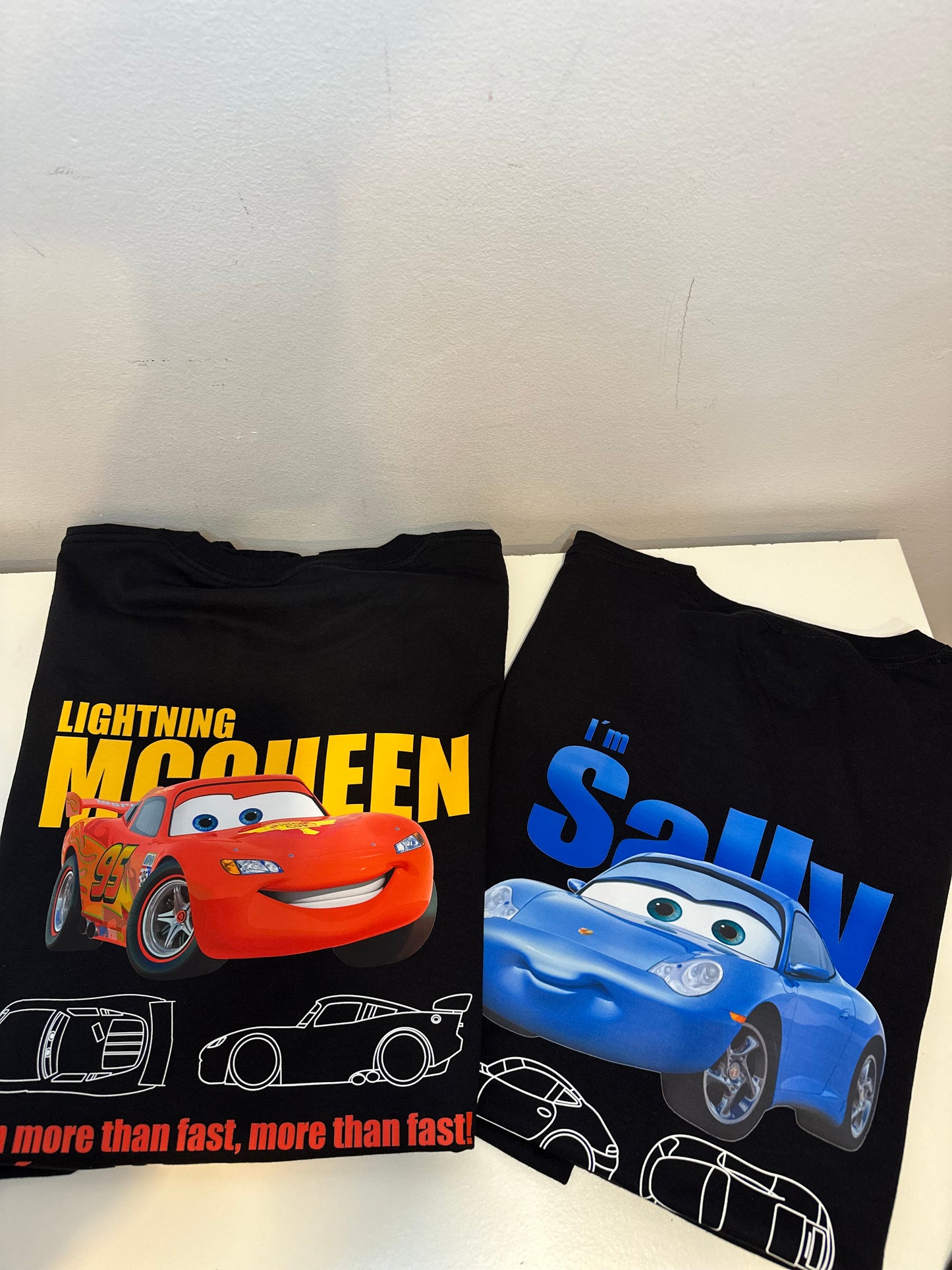 RAYO MC QUEEN & SALLY A JUEGO  | escoge entre camiseta ó sudadera