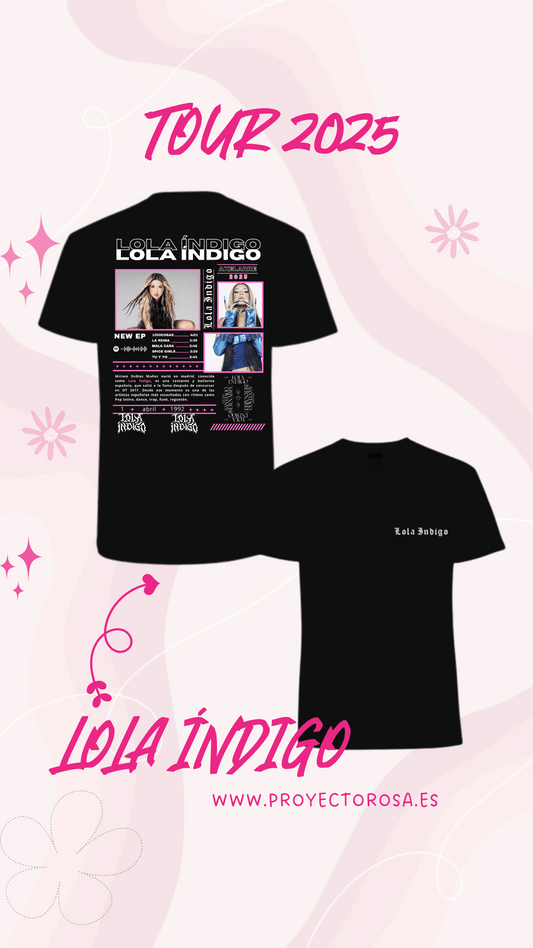 LOLA ÍNDIGO TOUR 2025 | escoge entre camiseta ó sudadera