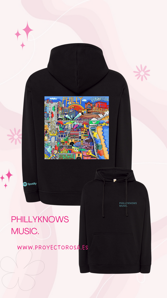 PHILLYKNOWS MUSIC | escoge entre camiseta ó sudadera