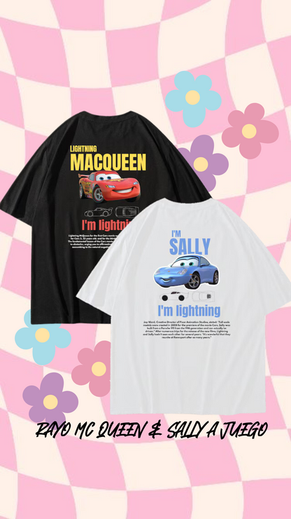 RAYO MC QUEEN & SALLY A JUEGO  | escoge entre camiseta ó sudadera