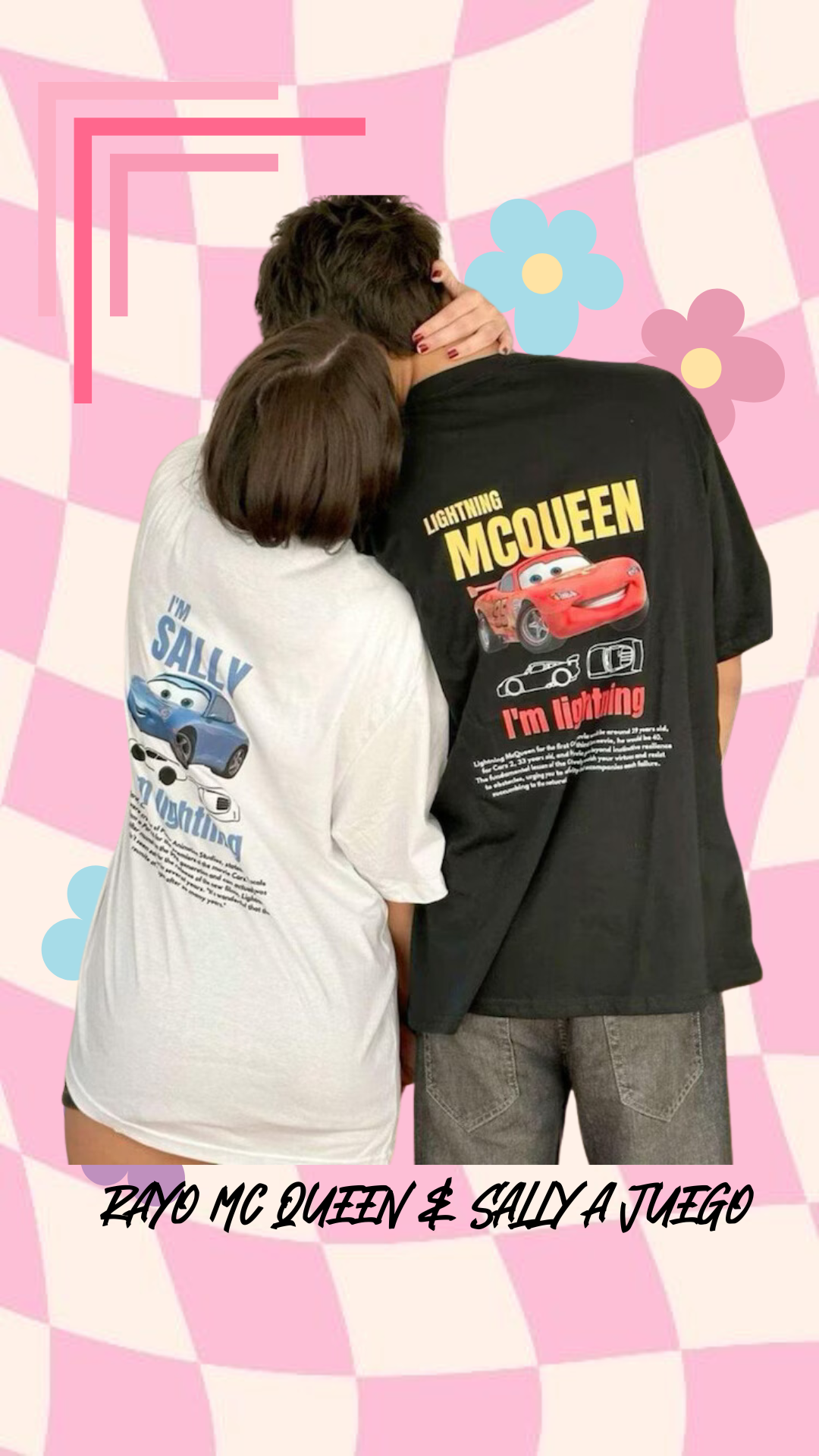RAYO MC QUEEN & SALLY A JUEGO  | escoge entre camiseta ó sudadera