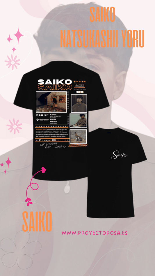 SAIKO NUEVO ÁLBUM NATSUKASHII YORU | escoge entre camiseta ó sudadera