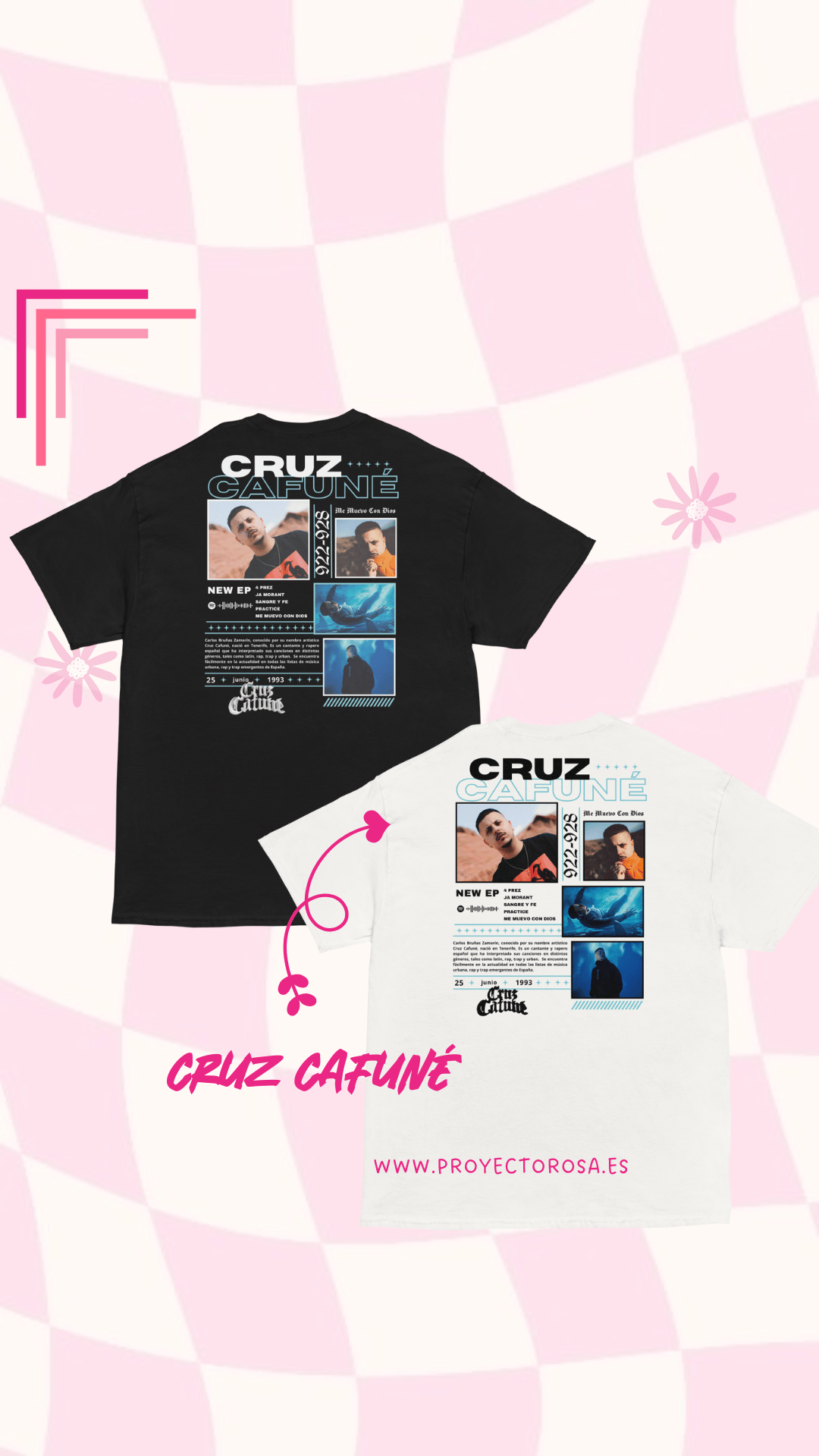 CRUZ CAFUNÉ | escoge entre camiseta ó sudadera