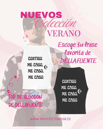 CROP TOP VERANO DE DELLAFUENTE | Escoge tu frase favorita de Dellafuente
