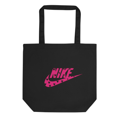 TOTE BAGS PERSONALIZADA "NIKE ROSA CORAZÓN" | Escoge el color.