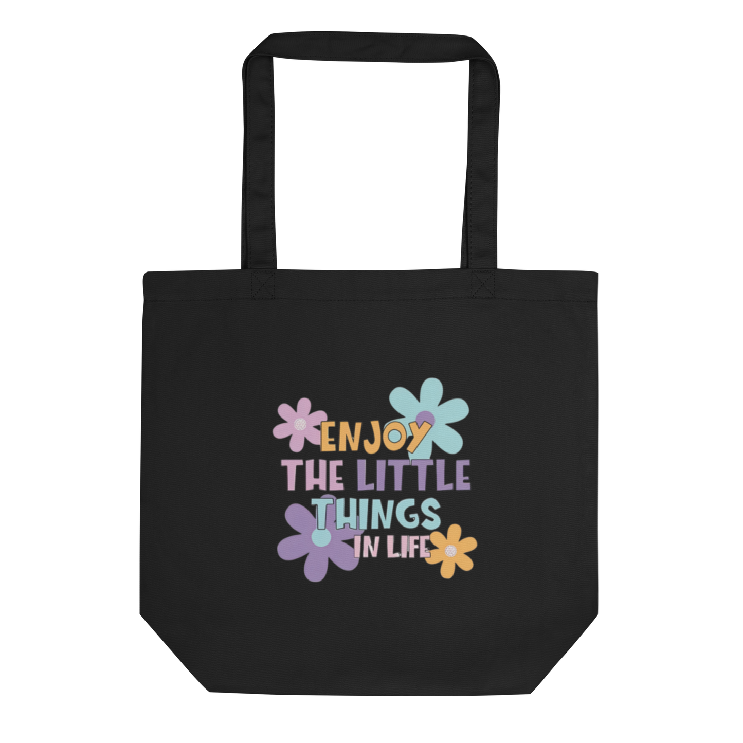 TOTE BAGS PERSONALIZADA "ENJOY THE LITTLE THINGS IN LIFE" | Escoge el color.