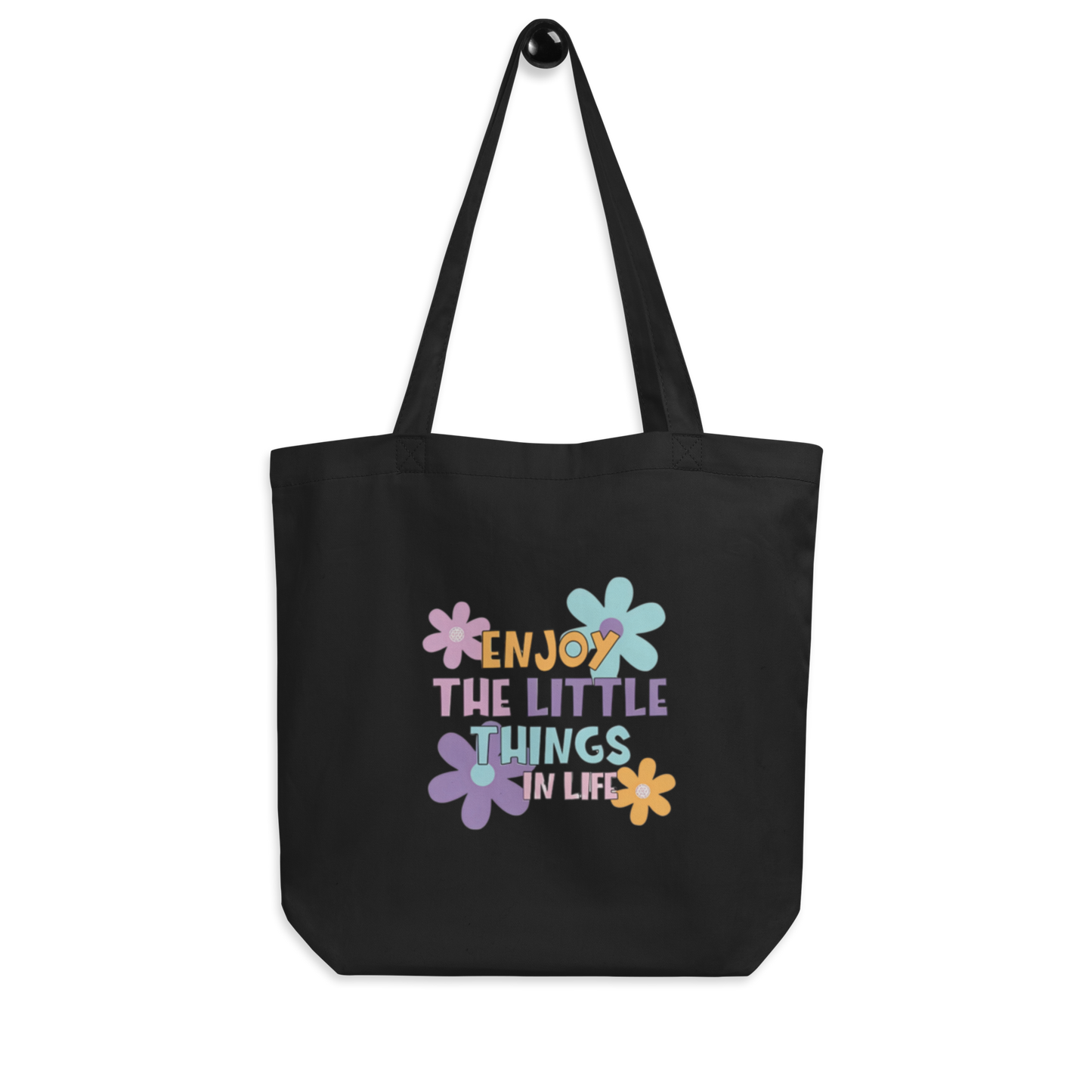 TOTE BAGS PERSONALIZADA "ENJOY THE LITTLE THINGS IN LIFE" | Escoge el color.