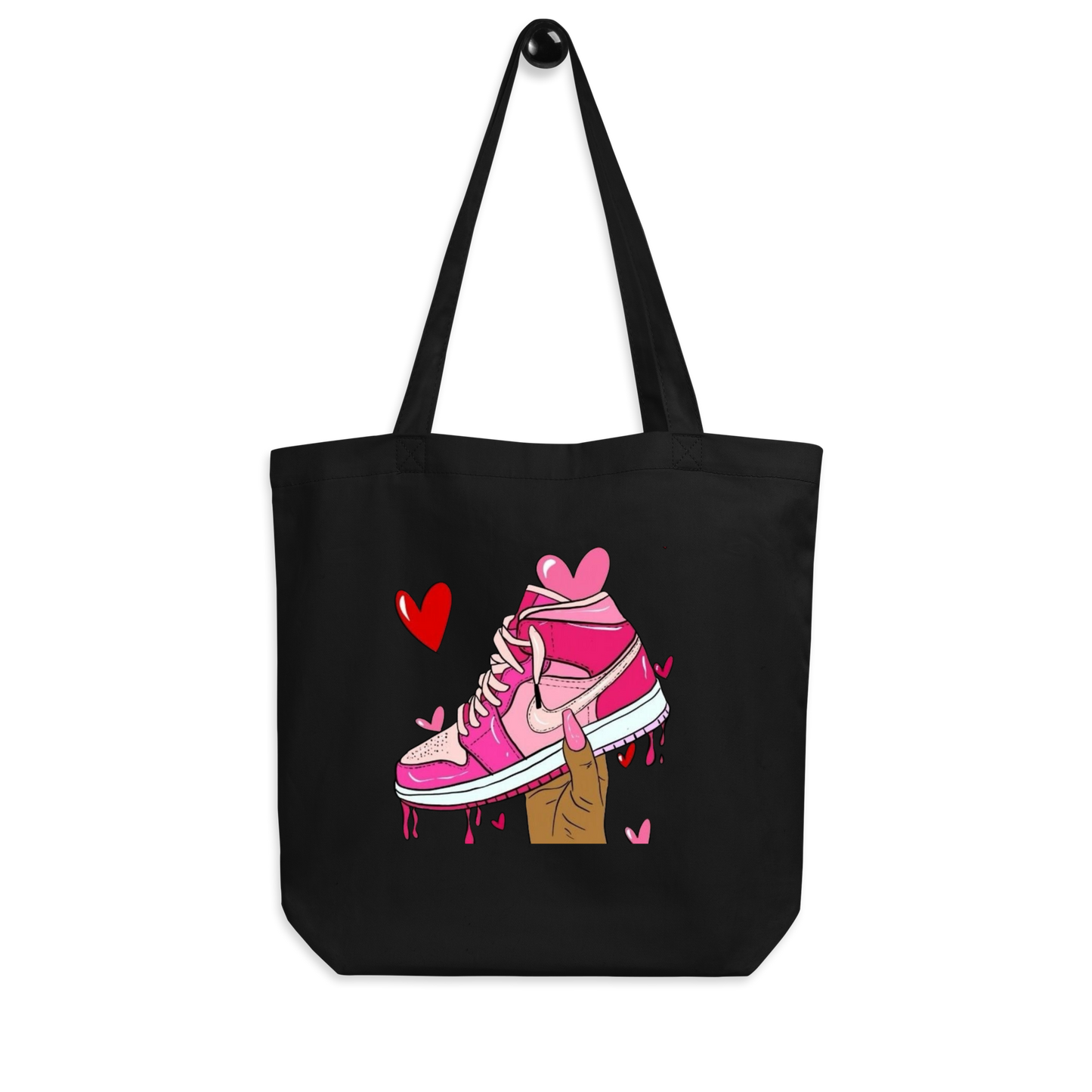 TOTE BAGS PERSONALIZADA "ZAPATILLA NIKE ROSA" | Escoge el color.