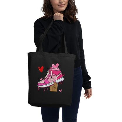 TOTE BAGS PERSONALIZADA "ZAPATILLA NIKE ROSA" | Escoge el color.