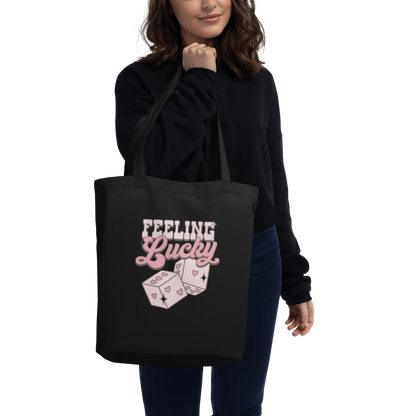 TOTE BAGS PERSONALIZADA "FELLING LUCKY" | Escoge el color.