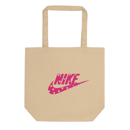 TOTE BAGS PERSONALIZADA "NIKE ROSA CORAZÓN" | Escoge el color.