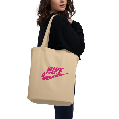 TOTE BAGS PERSONALIZADA "NIKE ROSA CORAZÓN" | Escoge el color.