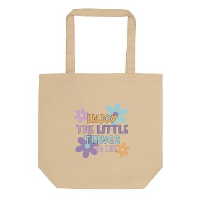 TOTE BAGS PERSONALIZADA "ENJOY THE LITTLE THINGS IN LIFE" | Escoge el color.