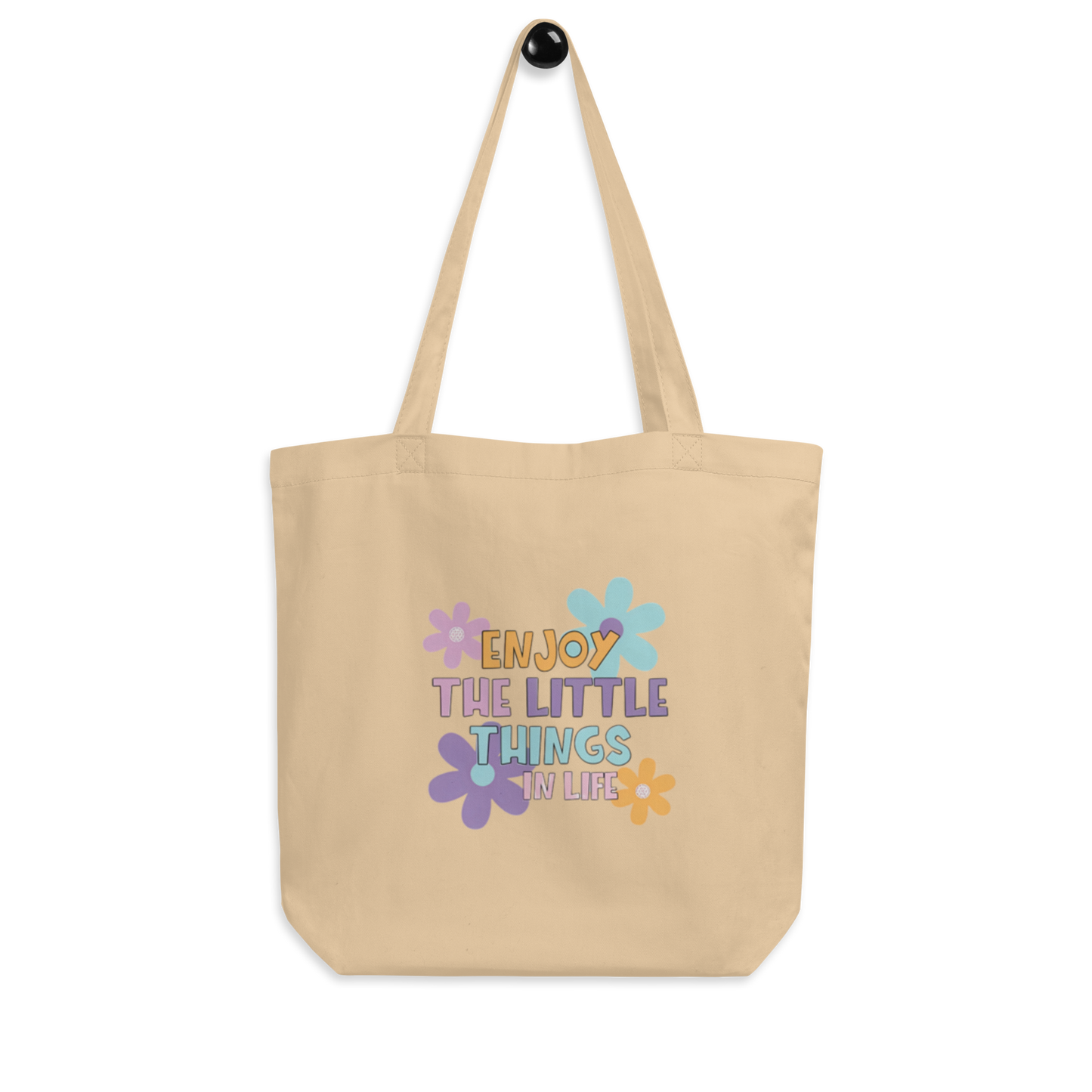 TOTE BAGS PERSONALIZADA "ENJOY THE LITTLE THINGS IN LIFE" | Escoge el color.