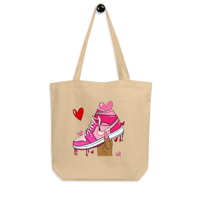 TOTE BAGS PERSONALIZADA "ZAPATILLA NIKE ROSA" | Escoge el color.