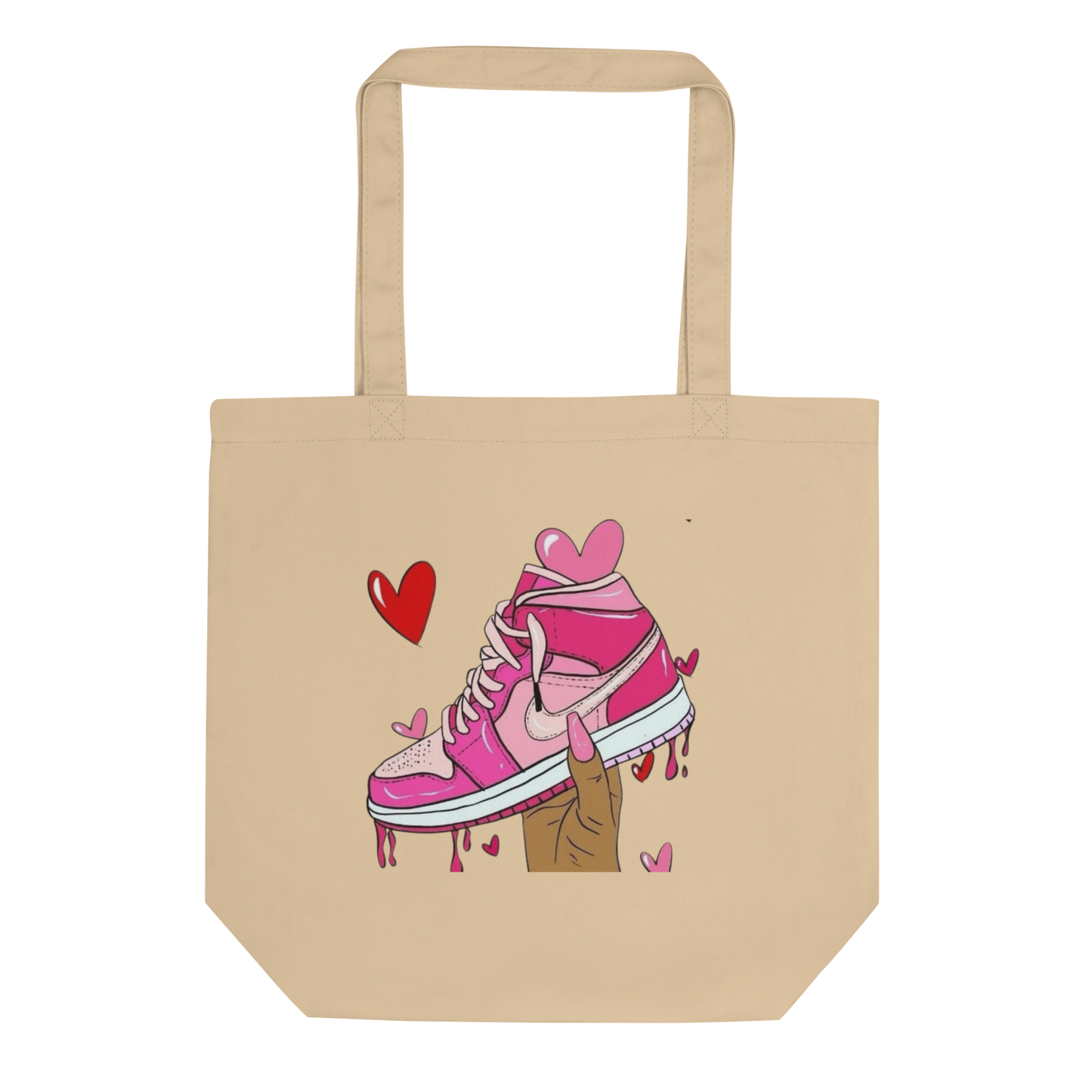 TOTE BAGS PERSONALIZADA "ZAPATILLA NIKE ROSA" | Escoge el color.