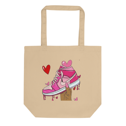 TOTE BAGS PERSONALIZADA "ZAPATILLA NIKE ROSA" | Escoge el color.