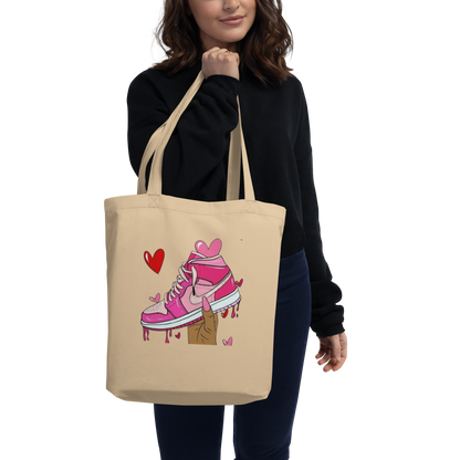 TOTE BAGS PERSONALIZADA "ZAPATILLA NIKE ROSA" | Escoge el color.