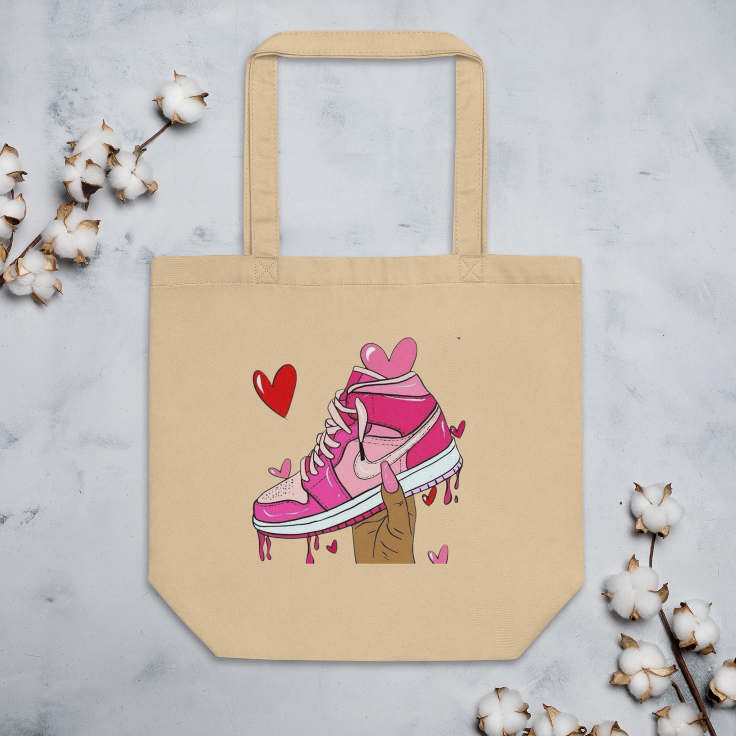 TOTE BAGS PERSONALIZADA "ZAPATILLA NIKE ROSA" | Escoge el color.