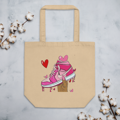 TOTE BAGS PERSONALIZADA "ZAPATILLA NIKE ROSA" | Escoge el color.