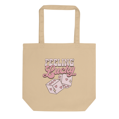 TOTE BAGS PERSONALIZADA "FELLING LUCKY" | Escoge el color.