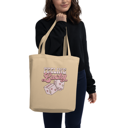 TOTE BAGS PERSONALIZADA "FELLING LUCKY" | Escoge el color.