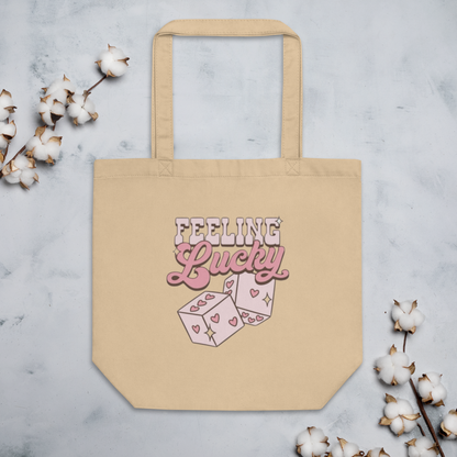 TOTE BAGS PERSONALIZADA "FELLING LUCKY" | Escoge el color.
