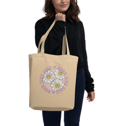TOTE BAGS PERSONALIZADA "ONLY GOOD VIBES"