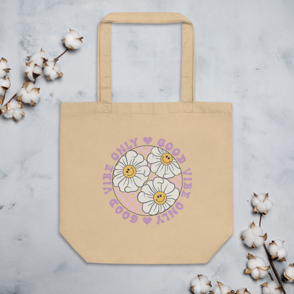 TOTE BAGS PERSONALIZADA "ONLY GOOD VIBES"