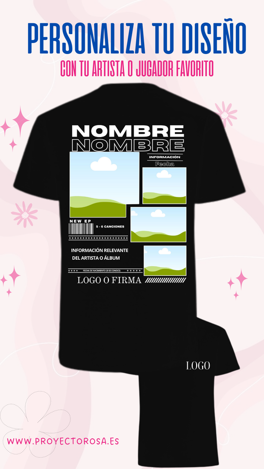 PERSONALIZA TU ARTISTA FAVORITO AQUÍ