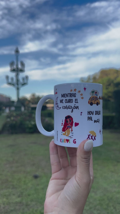 TAZA BLANCA DISEÑO DE MAÑANA SERÁ BONITO PANÓRAMICO
