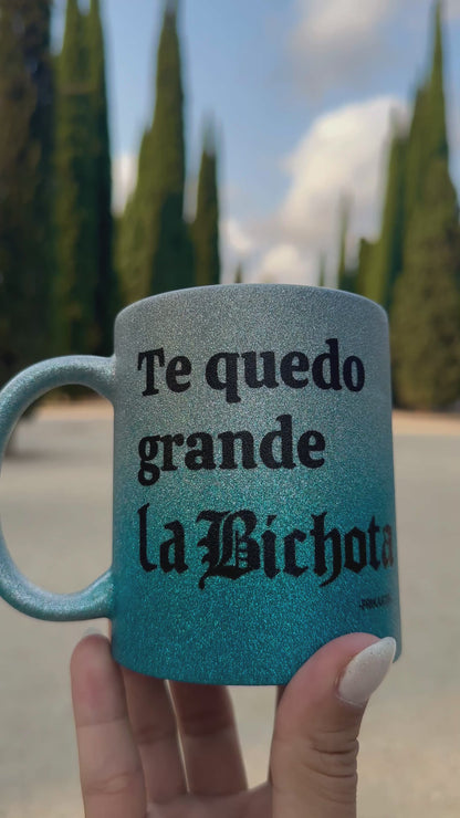 TAZAS DEGRADADO DE PURPURINA EDICIÓN KAROL G🌈☀️ escoge tu frase de la bichota favorita