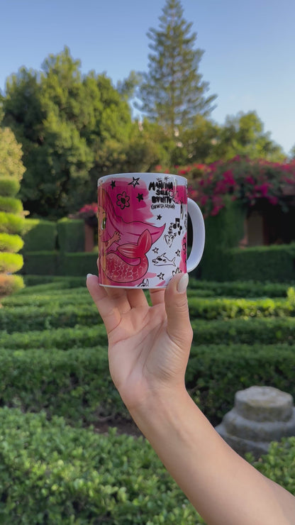 TAZA BLANCA DISEÑO BICHOTA SEASON PANÓRAMICO