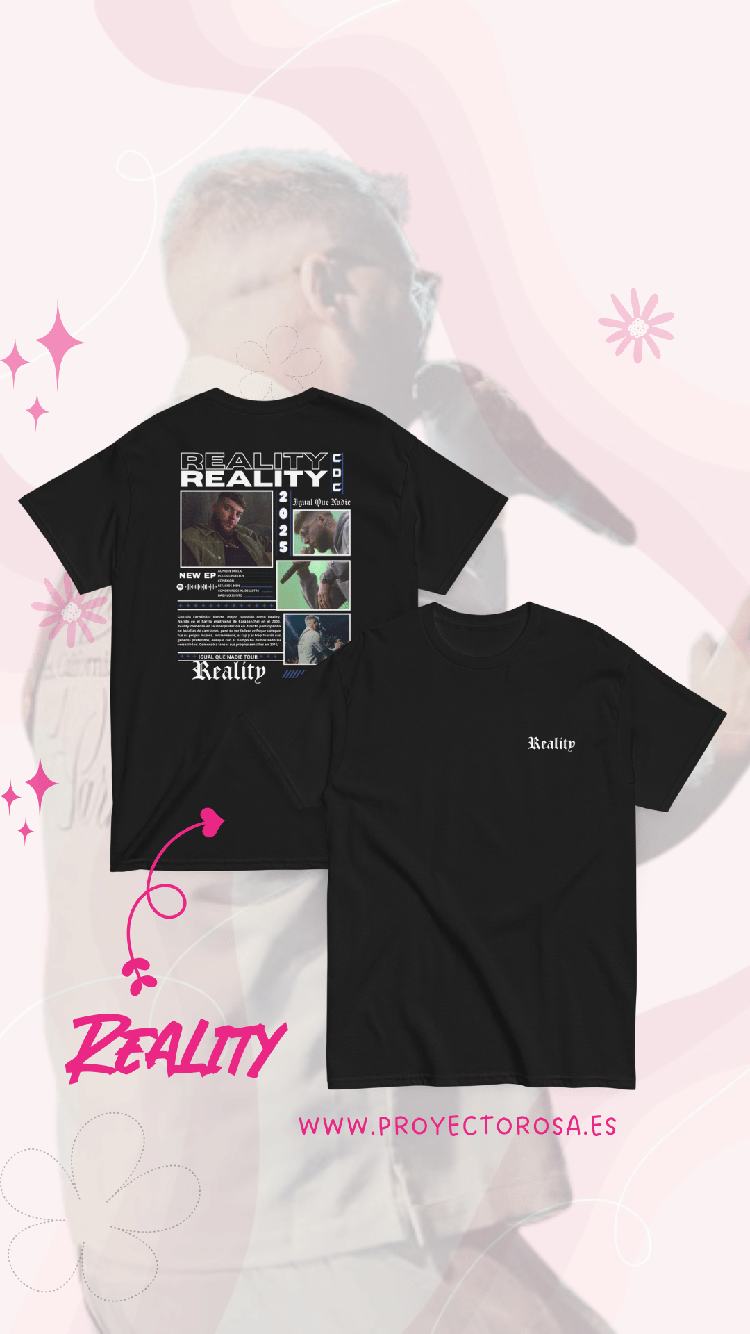 REALITY CDC | escoge entre camiseta ó sudadera