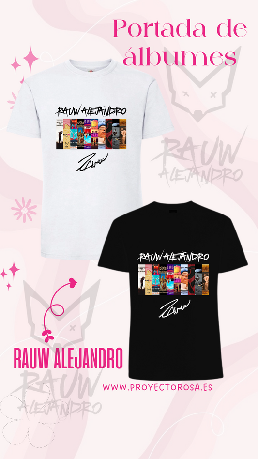 RAUW ALEJANDRO portada de Álbumes "diseño en la parte delantera" | escoge entre camiseta ó sudadera