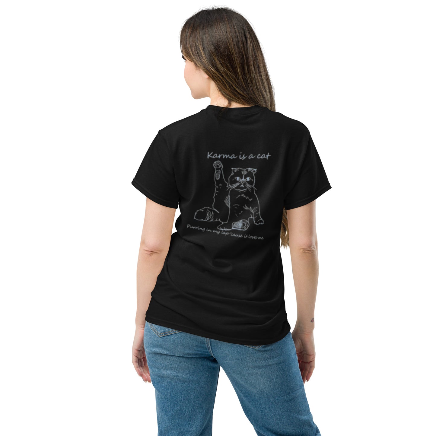 CAMISETA Ó SUDADERA "KARMA IS A CAT" DE TAYLOR SWIFT| Escoge entre camiseta ó sudadera