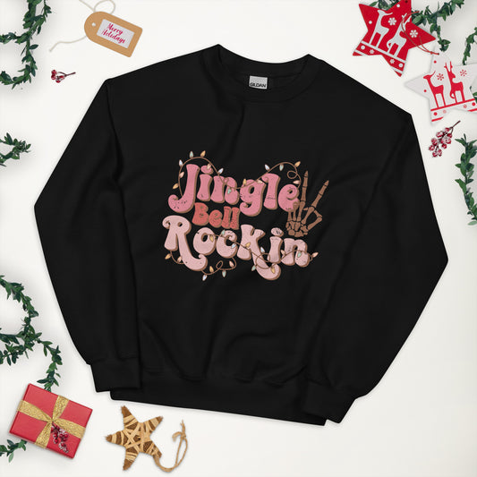 SUDADERA BÁSICA JINGLE BELL ROCK IN💖 | escoge el color de tu sudadera.