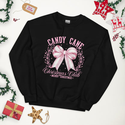 SUDADERA BÁSICA CANDY CANE CHRISTMAS 💖 | escoge el color de tu sudadera
