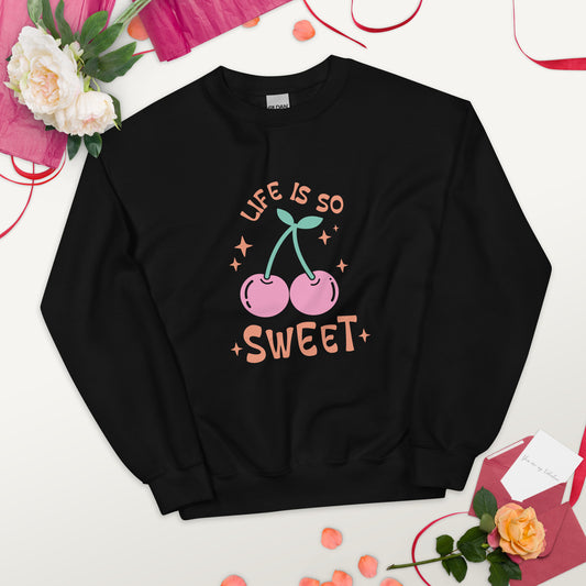 SUDADERA BÁSICA LIFE IS SO SWEET💖 | escoge el color de tu sudadera