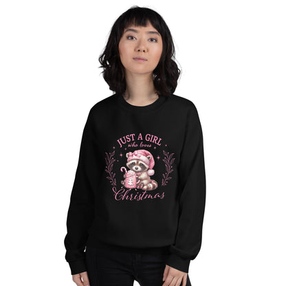 SUDADERA BÁSICA I JUST A GIRL WHO LOVES CRHISTMAS 💖 | escoge el color de tu sudadera