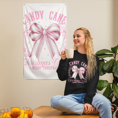 SUDADERA BÁSICA CANDY CANE CHRISTMAS 💖 | escoge el color de tu sudadera