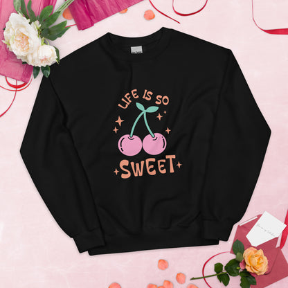 SUDADERA BÁSICA LIFE IS SO SWEET💖 | escoge el color de tu sudadera