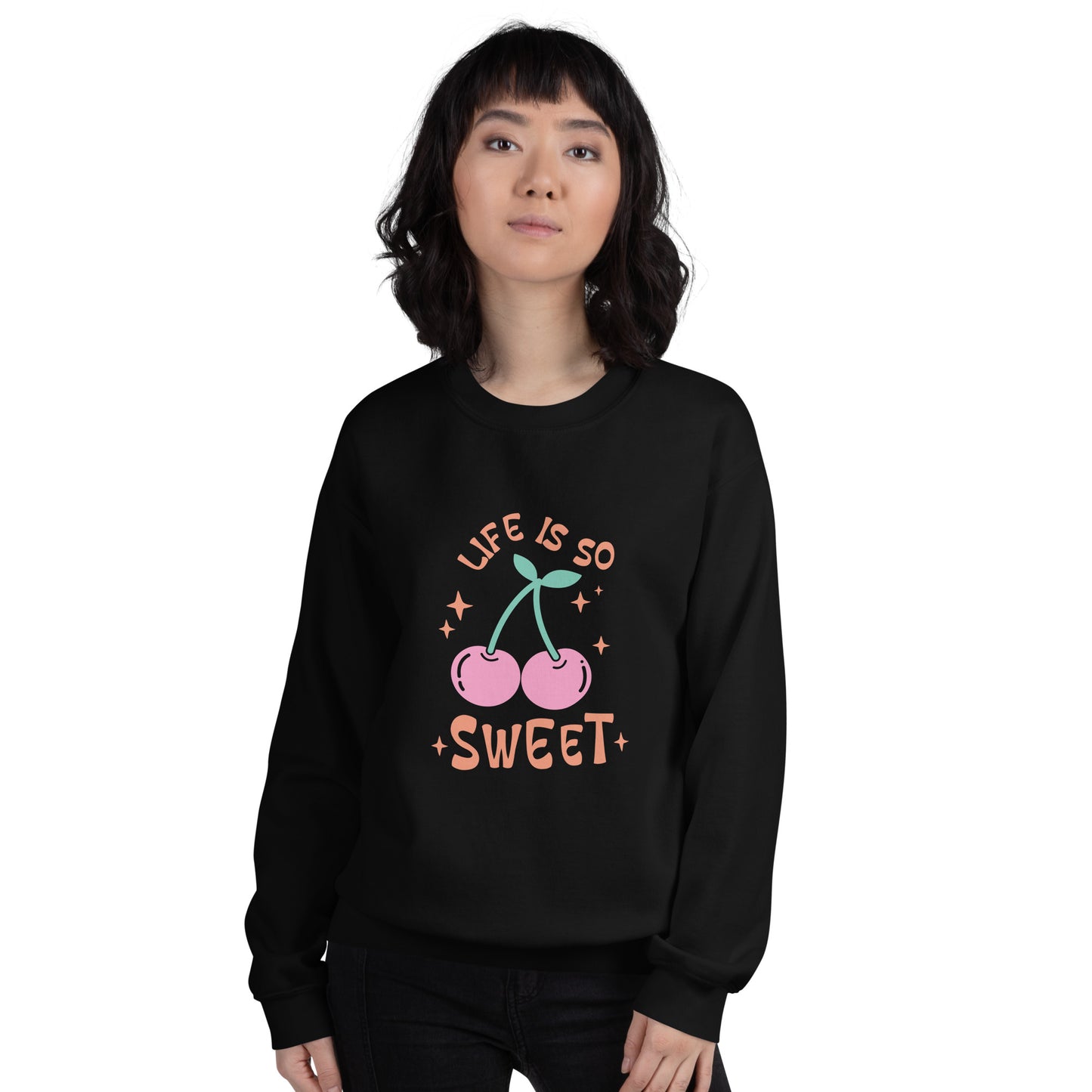 SUDADERA BÁSICA LIFE IS SO SWEET💖 | escoge el color de tu sudadera