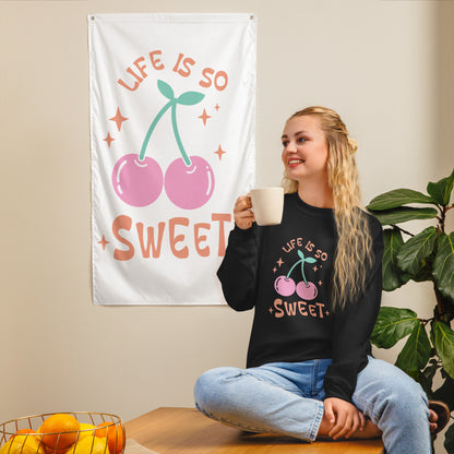 SUDADERA BÁSICA LIFE IS SO SWEET💖 | escoge el color de tu sudadera