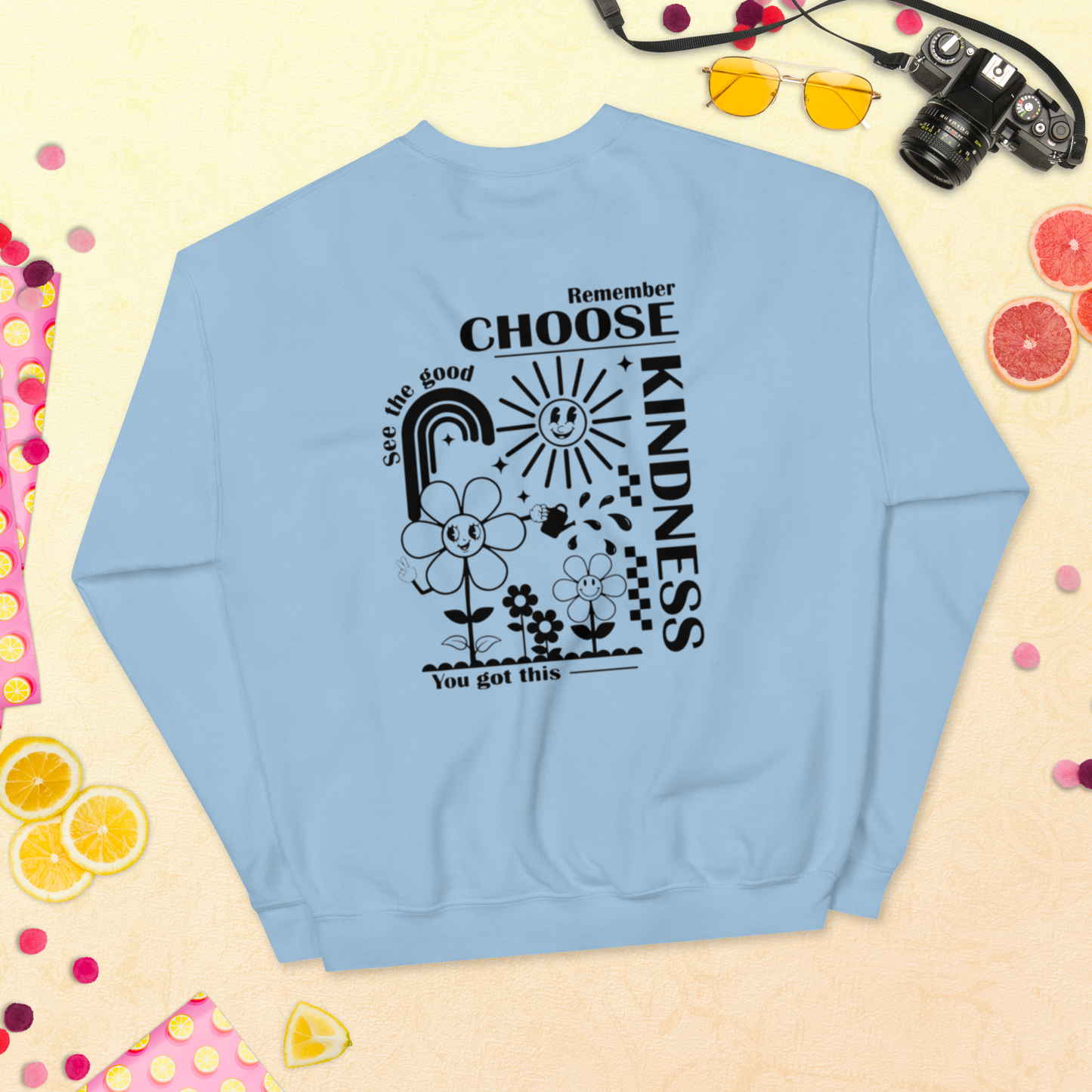 SUDADERA BÁSICA GOOD VIBES✨💖 | escoge el color